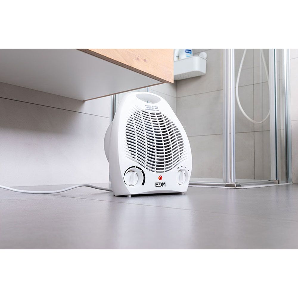 Calefactor compacto 1000 - 2000 w blanco