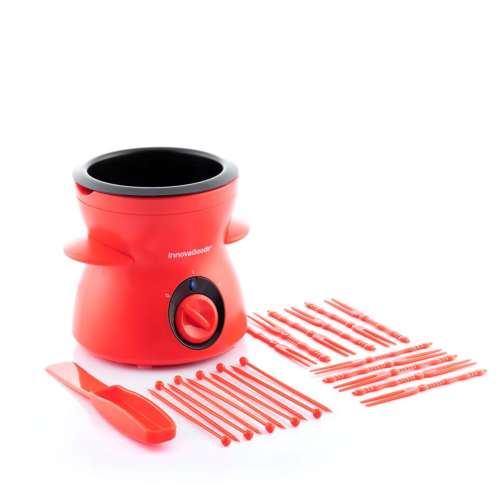 Fondue de chocolate con accesorios 25 w