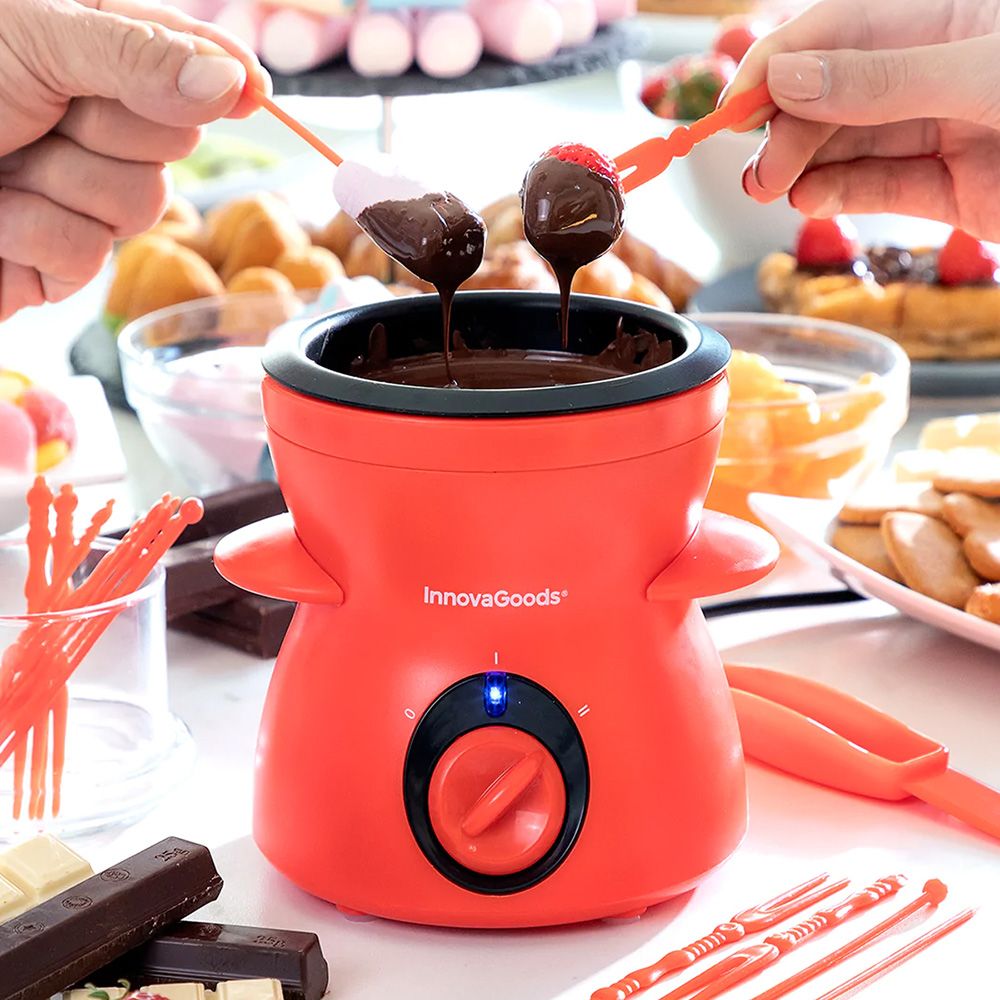 Fondue de chocolate con accesorios 25 w