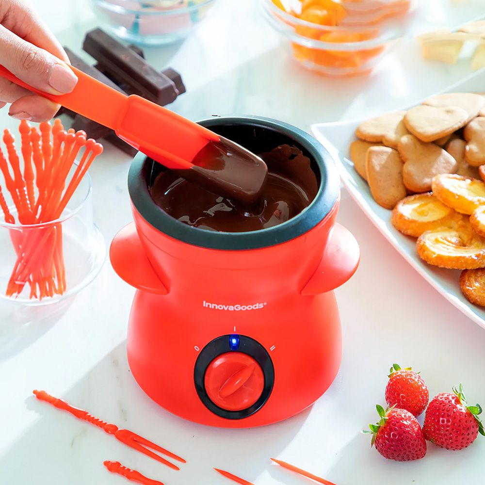 Fondue de chocolate con accesorios 25 w