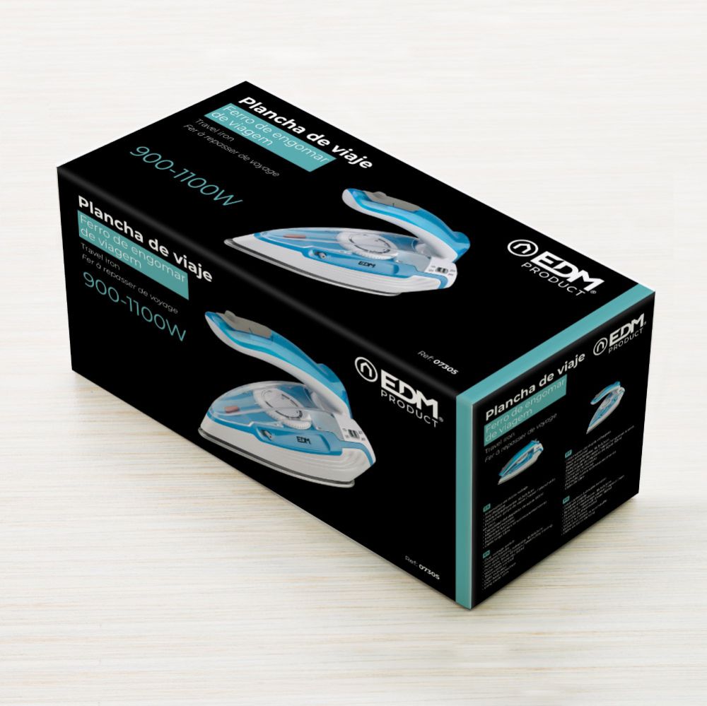 Plancha de vapor de viaje 1100 w