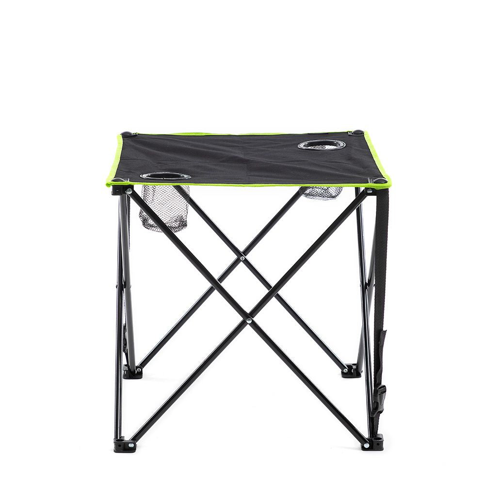 Mesa de camping plegable textil con funda cafolby