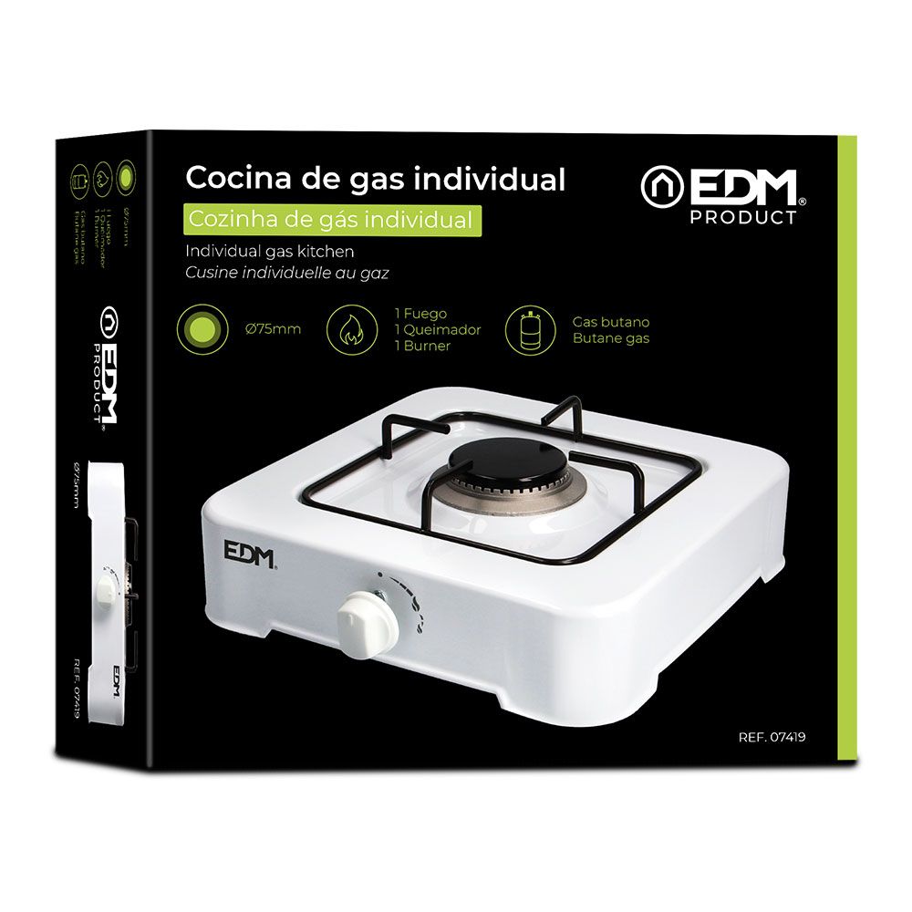 Cocina de gas esmaltada 1 fuego