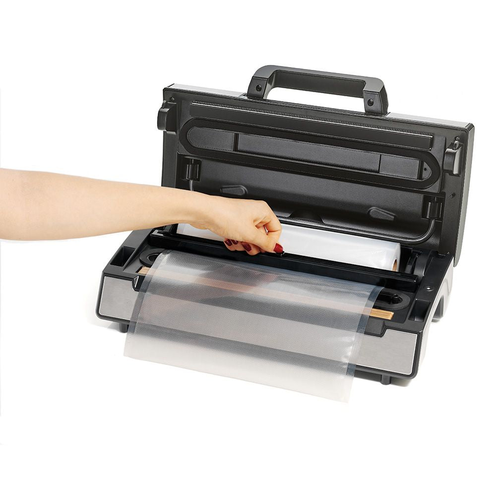 Máquina de vacío 20 l/min, con 2 rollos 28 x 600 cm