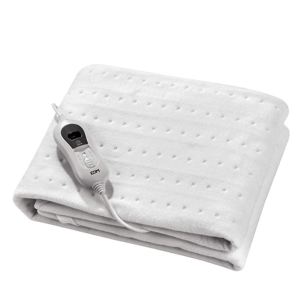 Calienta camas eléctrico 60 w 150 x 80 cm