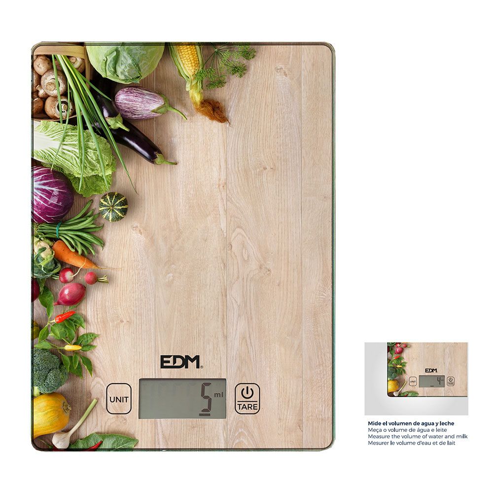 Báscula electronica de cocina, máximo 5 kg mod 2