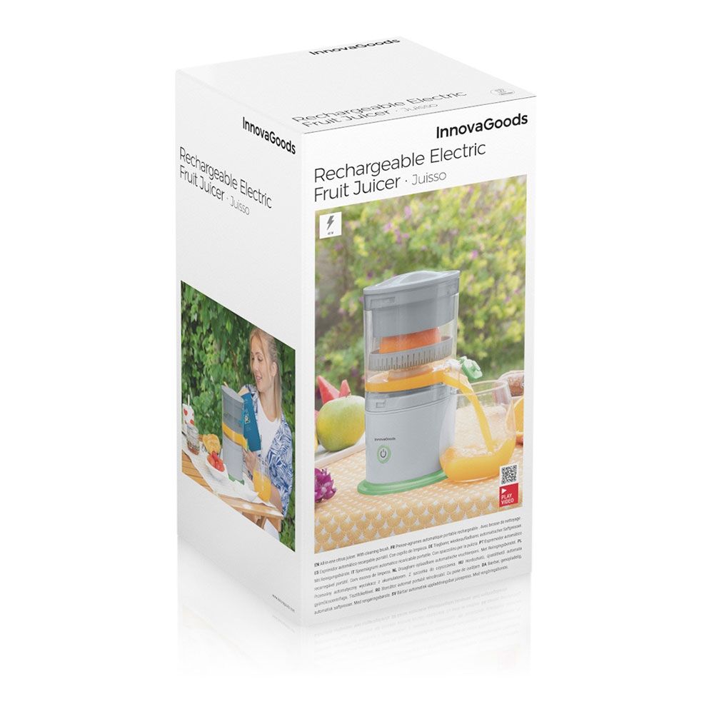 Exprimidor recargable automático portátil juisso - 13 x 13 x 24 cm