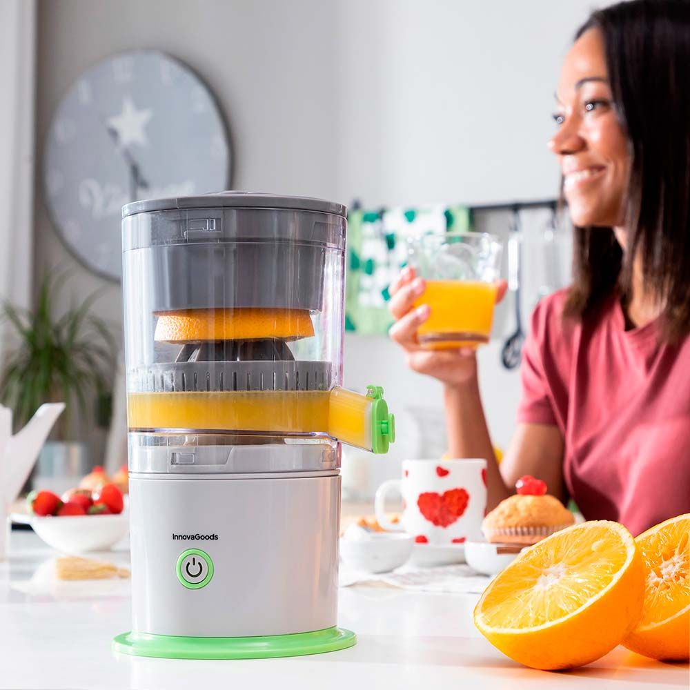 Exprimidor recargable automático portátil juisso - 13 x 13 x 24 cm