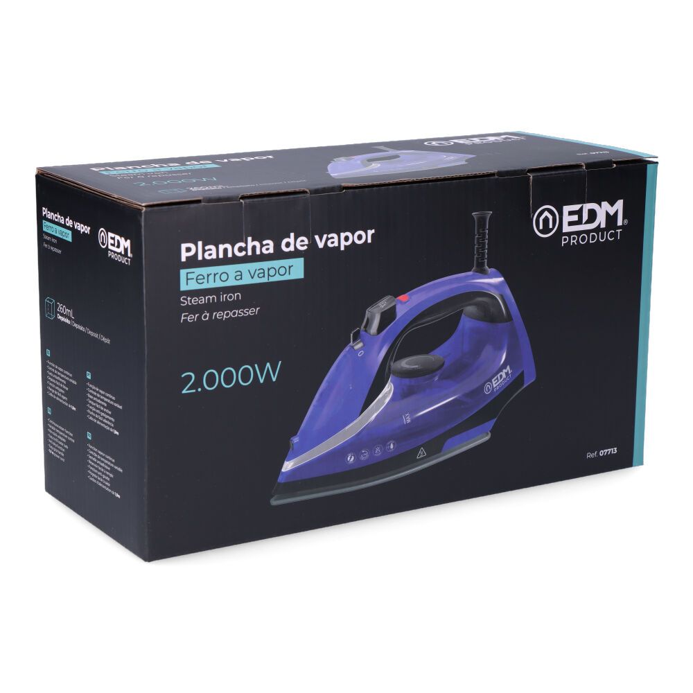 Plancha de vapor 2000 w