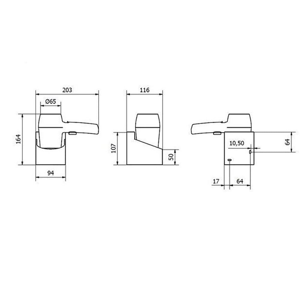 Secador con soporte mural 1200w jofel