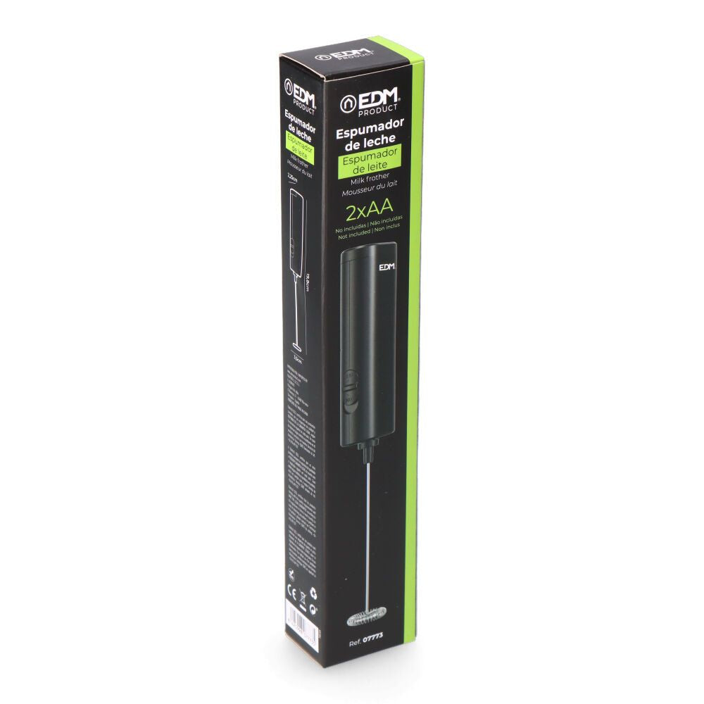 Espumador de leche eléctrico con pilas 2 x aa (no incluidas)