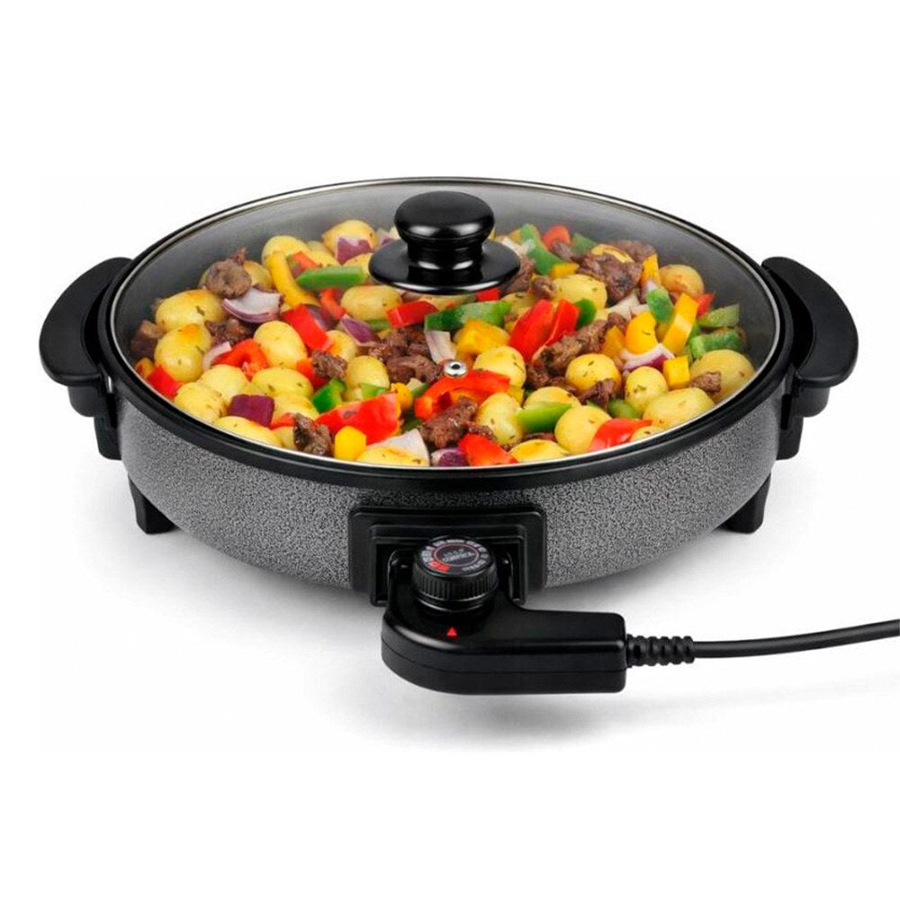 Cazuela eléctrica multiusos, 1500 w, ø40 cm, 460 x 418 x 100 mm