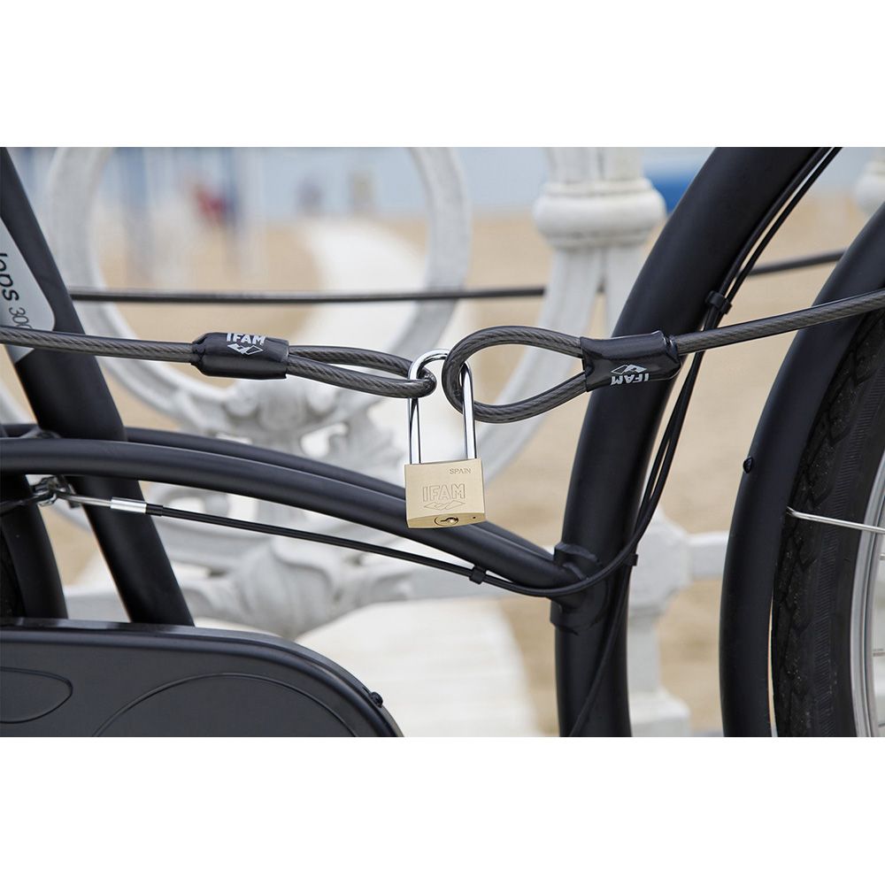 Cable antirrobo con lazos xl200 200 cm x 10 mm