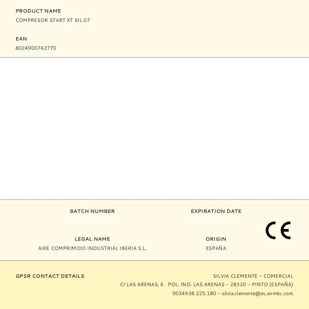 Compresor start xt sil 07