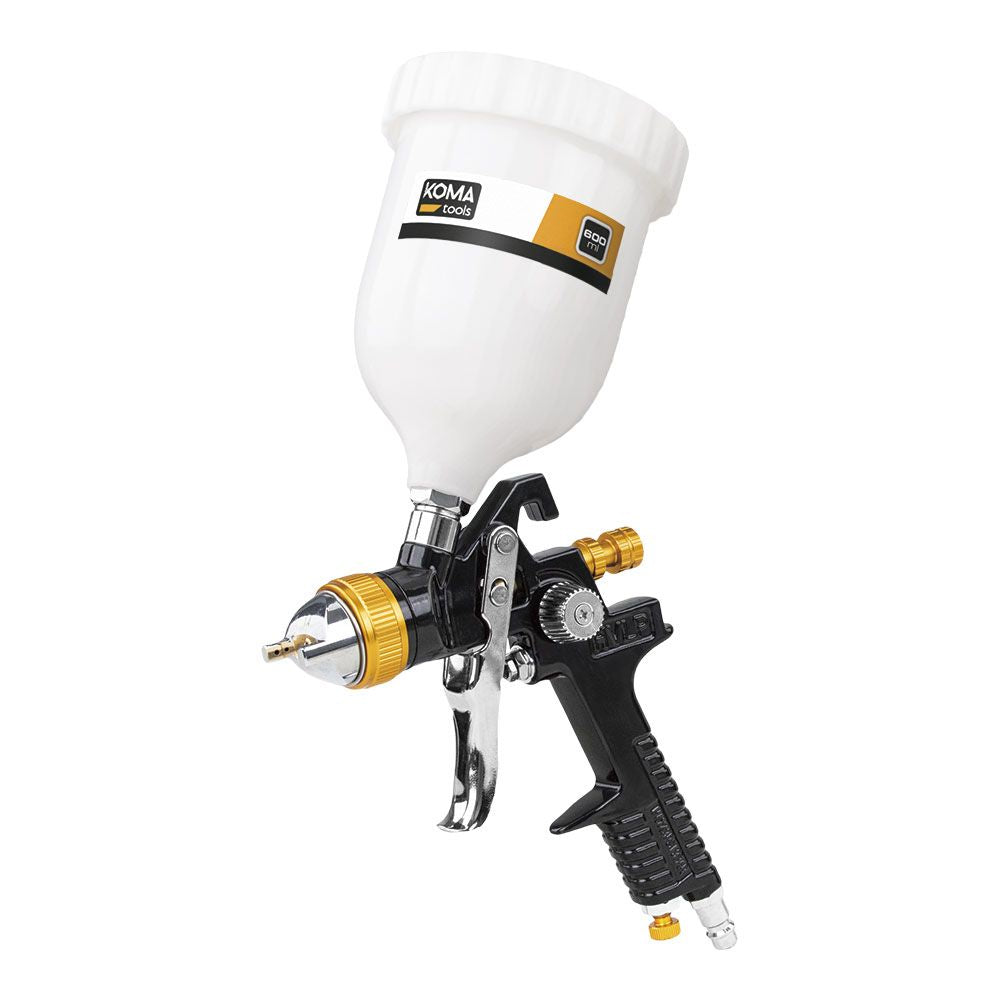 Pistola de pintura de gravedad hvlp