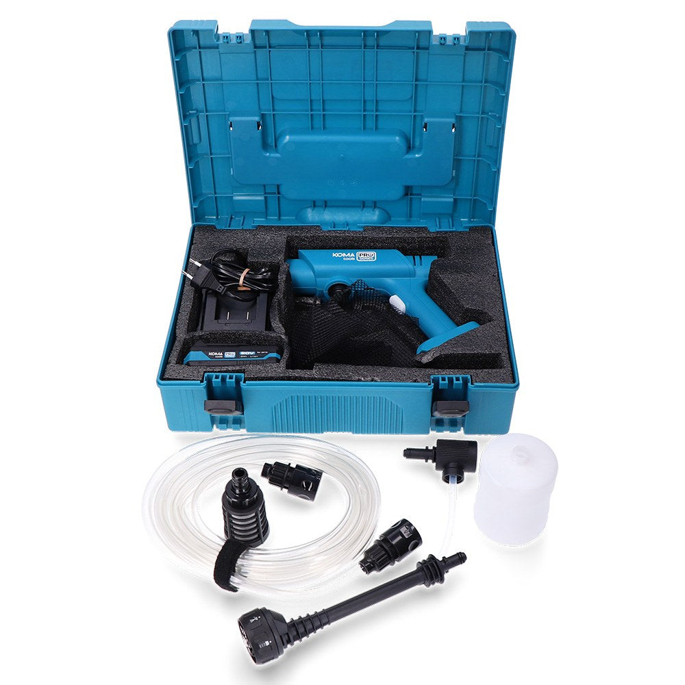 Kit hidrolimpiadora 20 v + batería 2.0 ah 08770 + cargador 2,3 a 08772