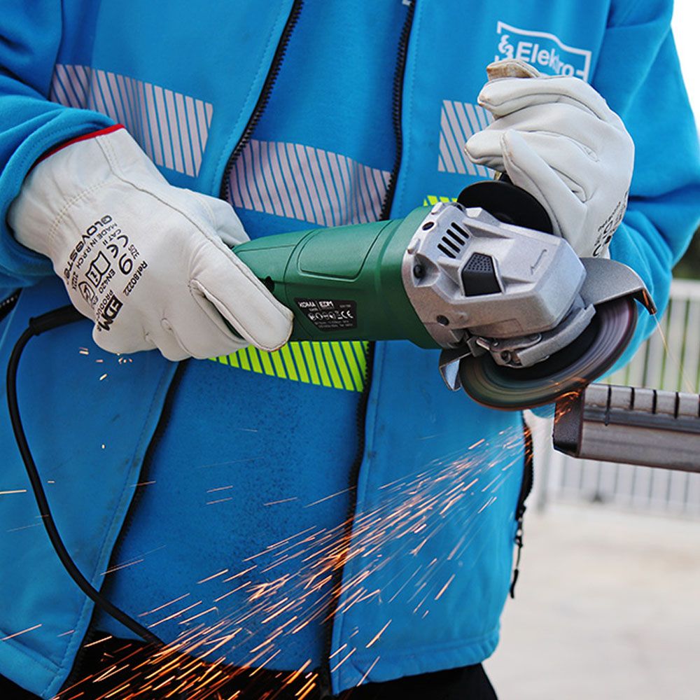 Amoladora angular electrica con maletin, ø125 mm, 1050 w