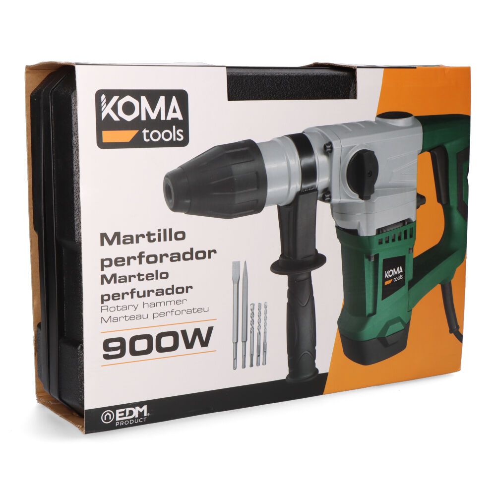 Martillo percutor 900 w con cable de 2 m
