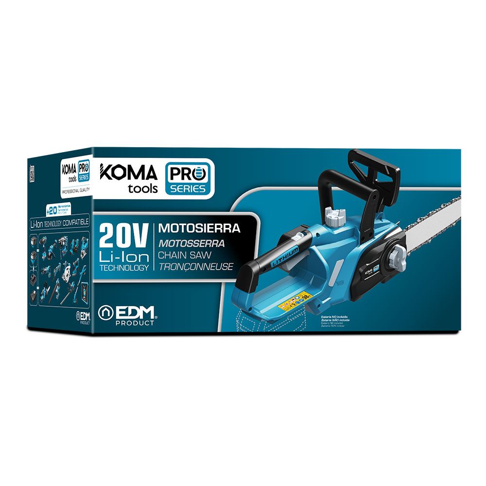 Motosierra 20 v (sin batería ni cargador) 63 x 23,2 cm