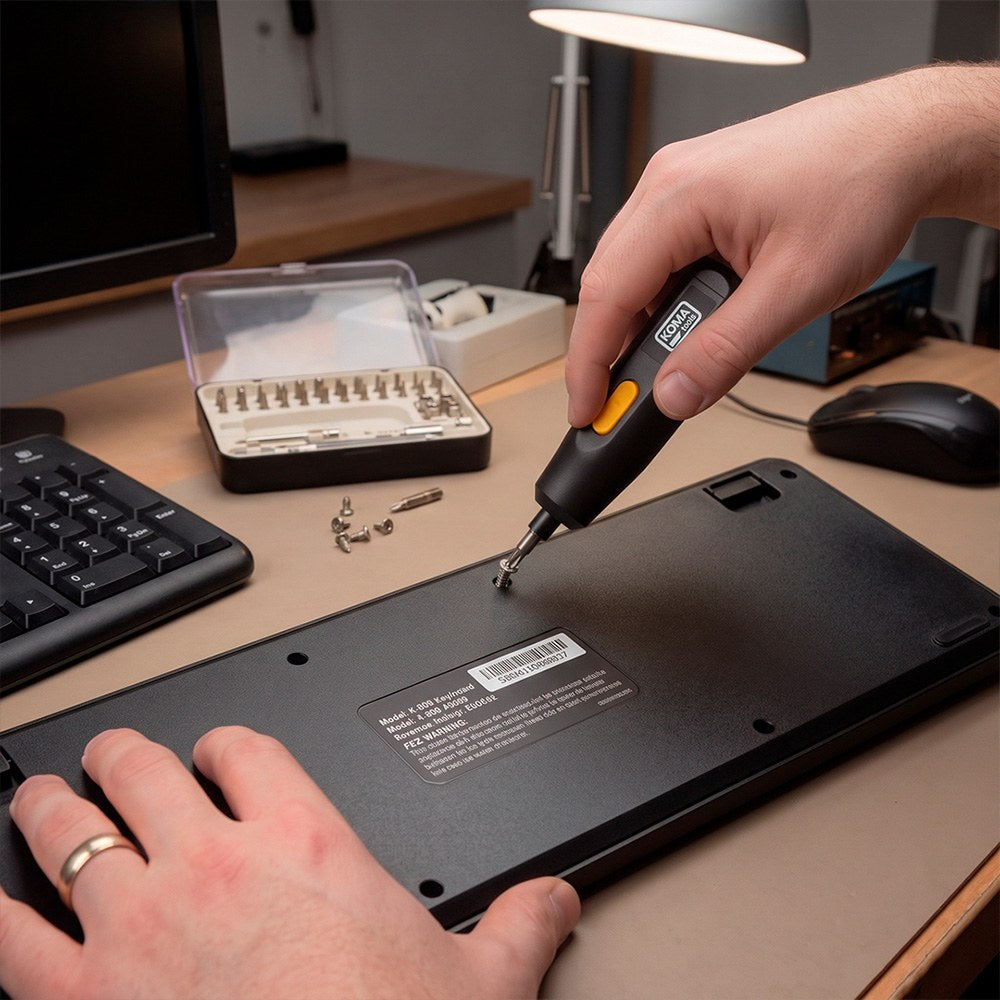 Kit destornillador recargable 3,7 v con 35 accesorios