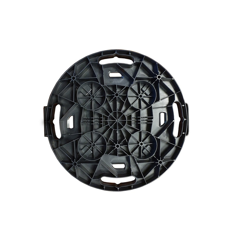 Plataforma con ruedas, ø400 x 125 mm