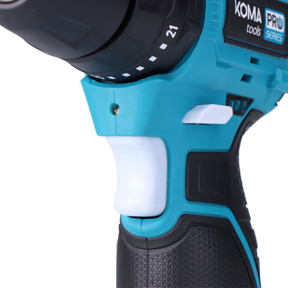 Kit taladro percutor brushless 12 v con accesorios, batería 2.0ah y cargador