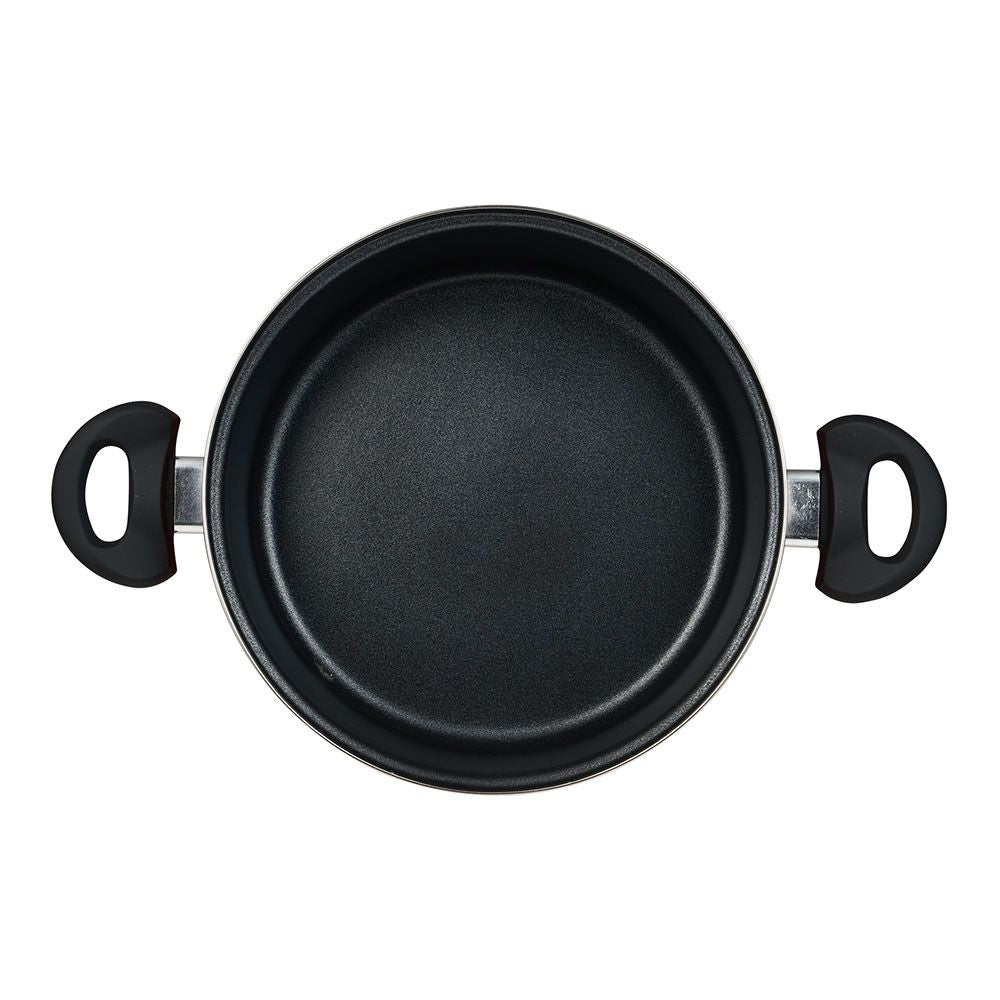 Cacerola de acero al carbono con tapa, inducción, valencia experto ø24 cm