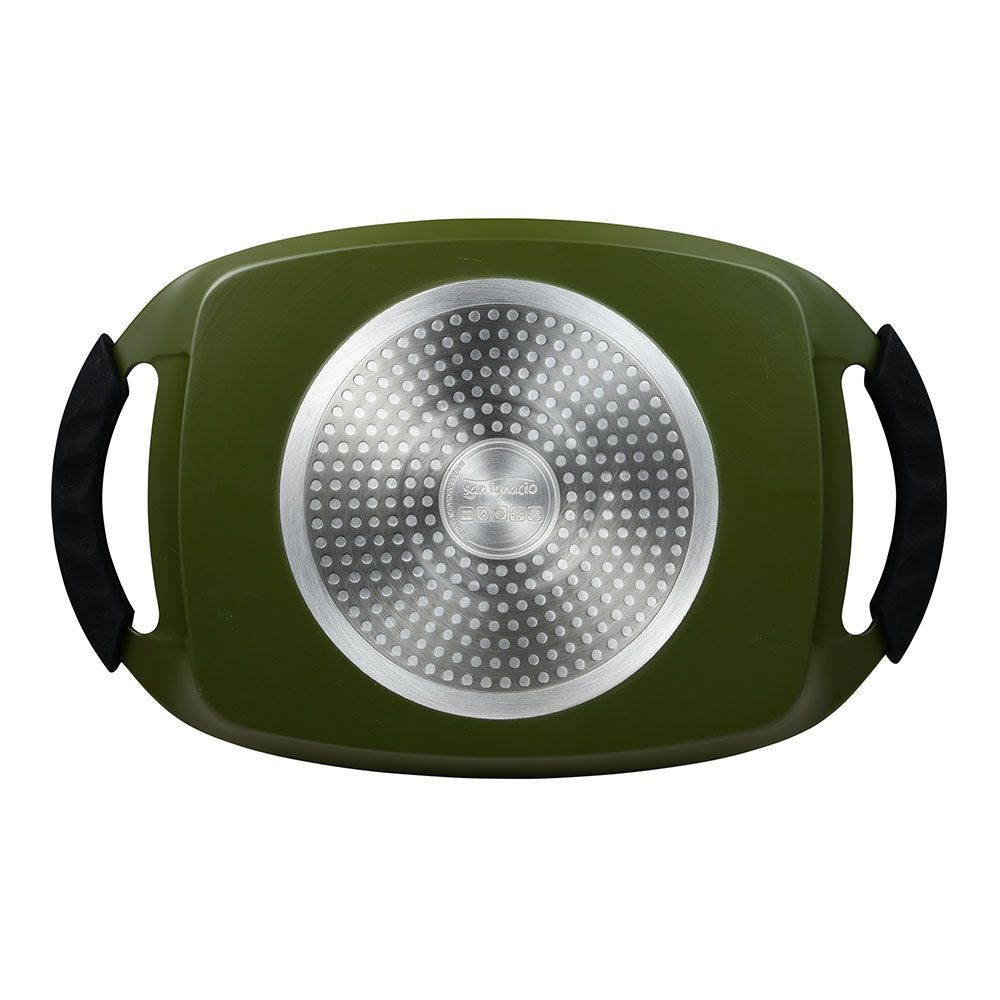 Asador aluminio forjado, inducción, experto 37 x 25 cm