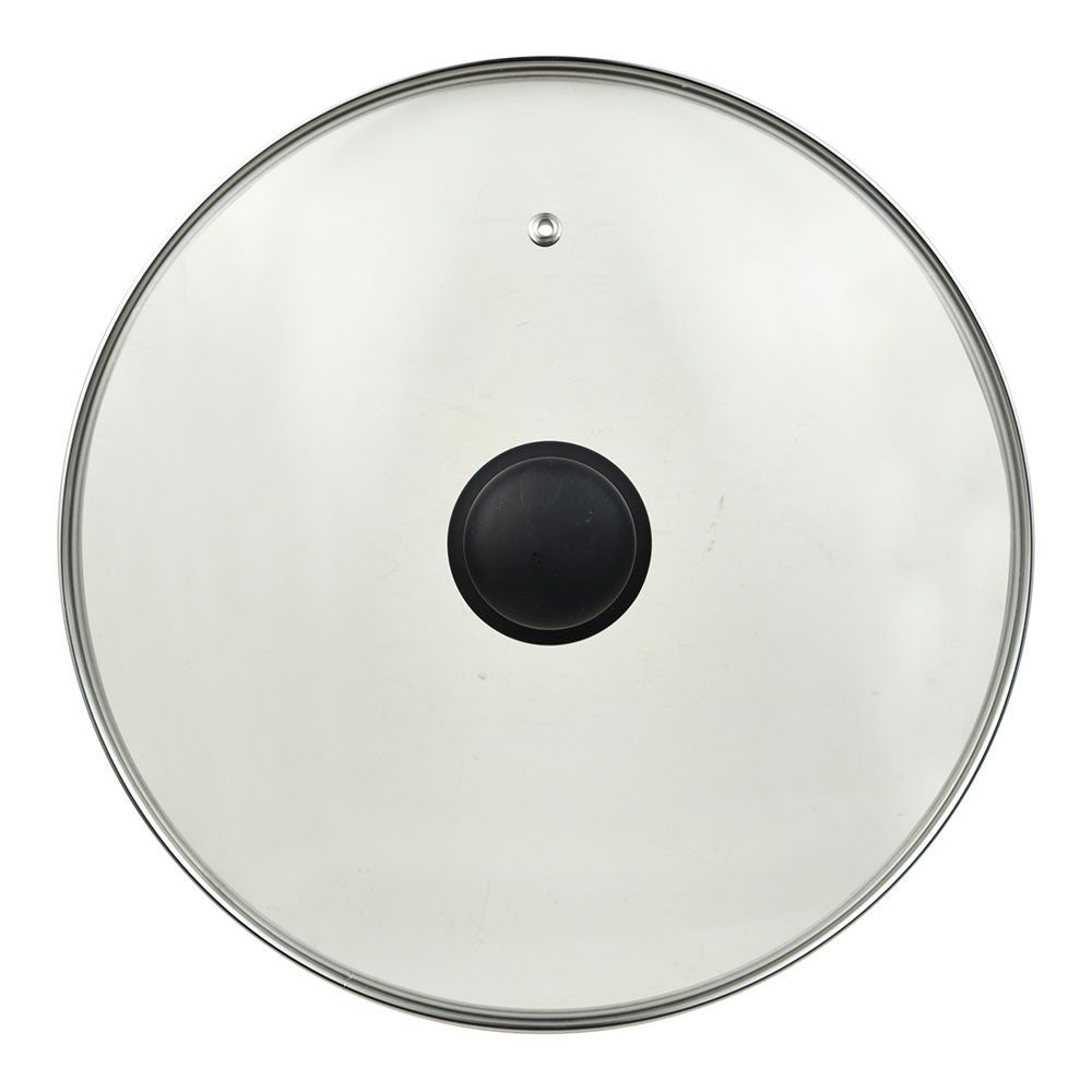 Olla baja de aluminio prensado con tapa, inducción, experto ø28 x 8 cm