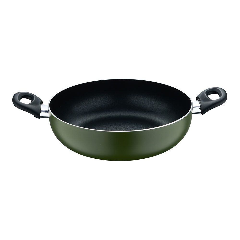 Olla baja de aluminio prensado con tapa, inducción, experto ø28 x 8 cm