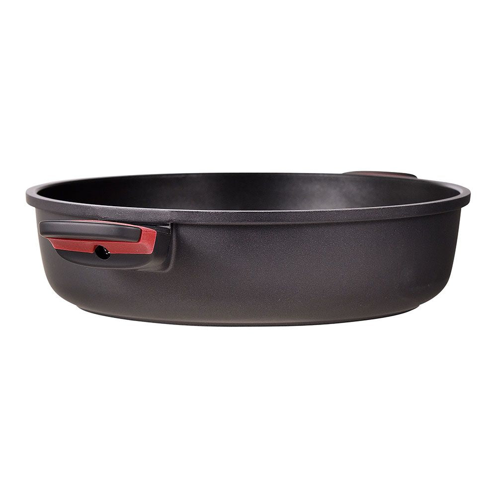 Olla baja de aluminio fundido inducción denia experto ø28 cm