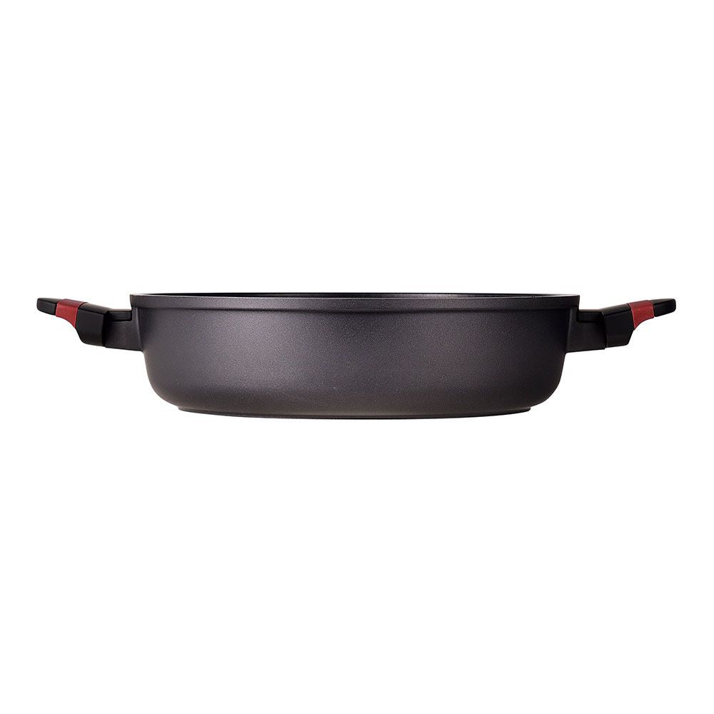 Olla baja de aluminio fundido inducción denia experto ø28 cm