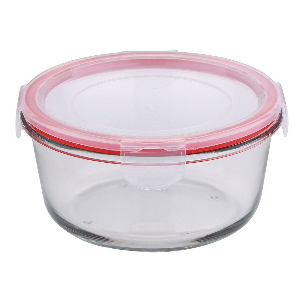 Fiambrera hermética redonda borosilicato, toledo, 800 ml, ø16 x 8 cm