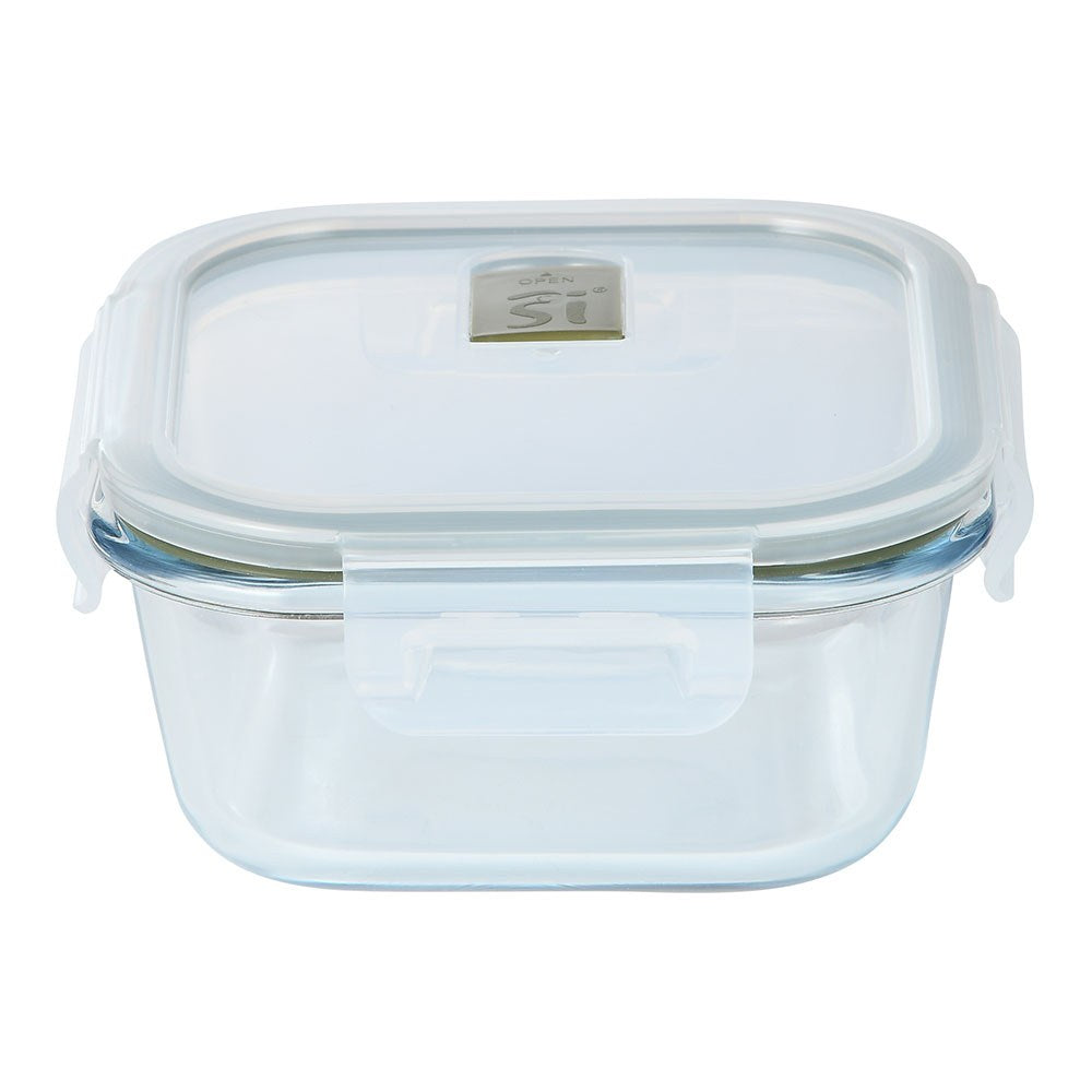 Fiambrera hermética redonda borosilicato, toledo, 1200 ml, ø19 x 8 cm