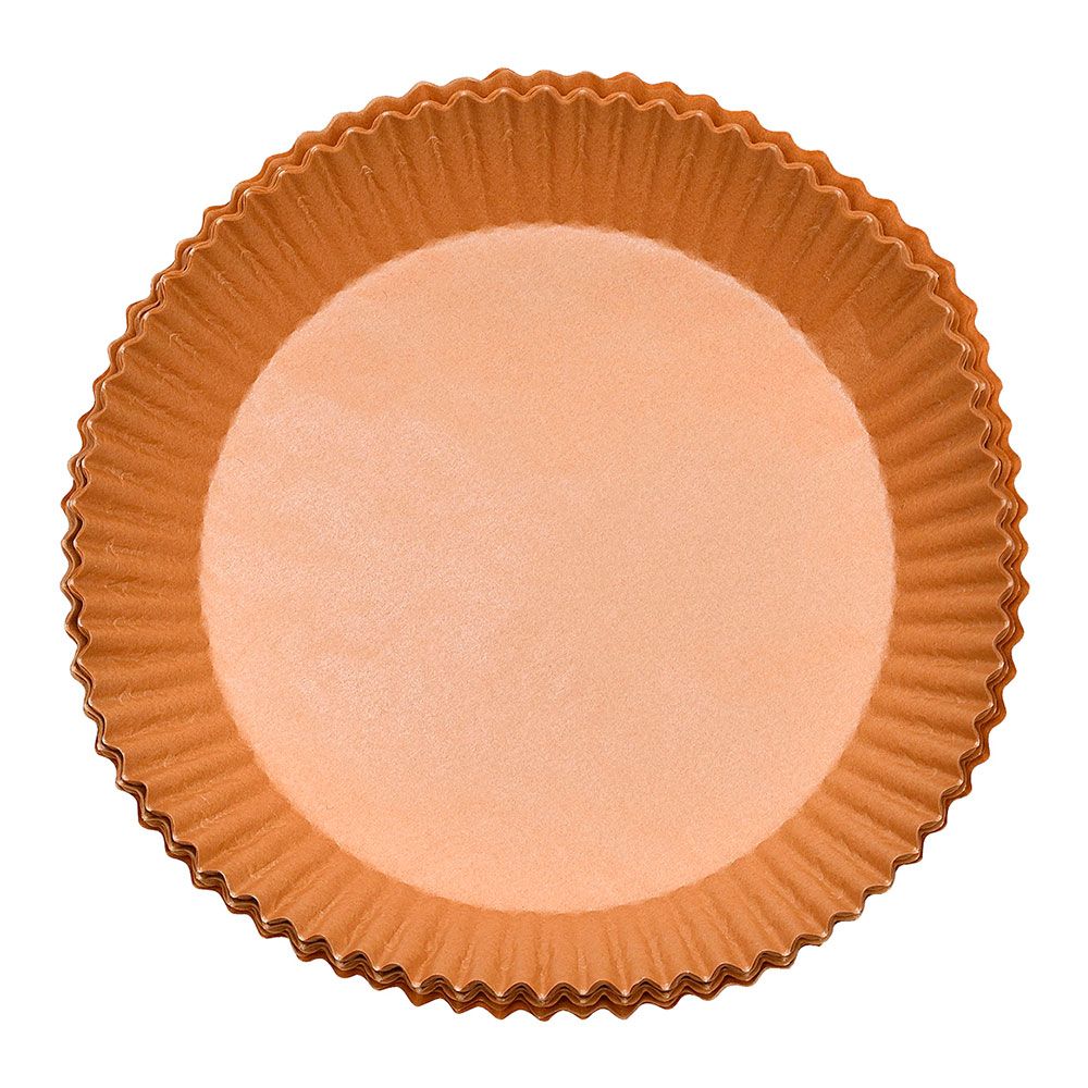 Bandeja de papel redondo para freidora de aire foodies mp, ø16 x 4,5 cm, 50 uds