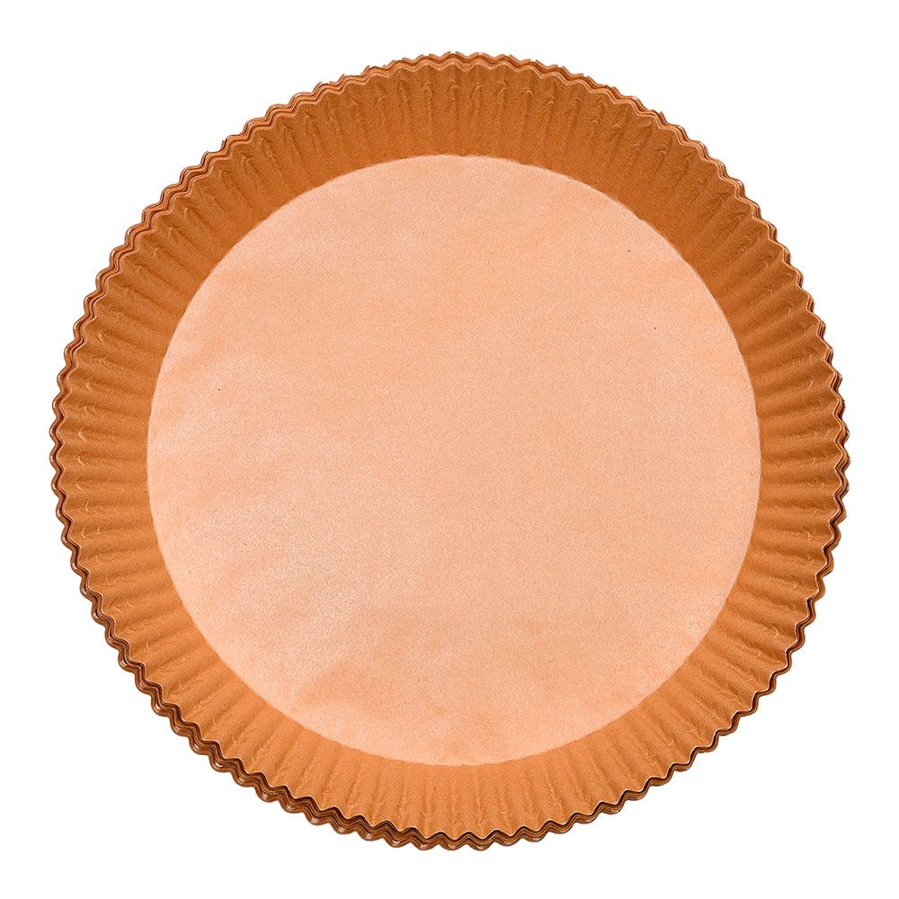Bandeja de papel redondo para freidora de aire foodies mp, ø20 x 4,5 cm, 50 uds