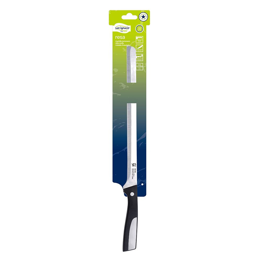 Cuchillo jamonero acero inox 28 cm