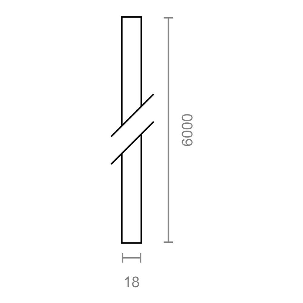 Cinta persiana pr26, gris, 18 mm x 6 m