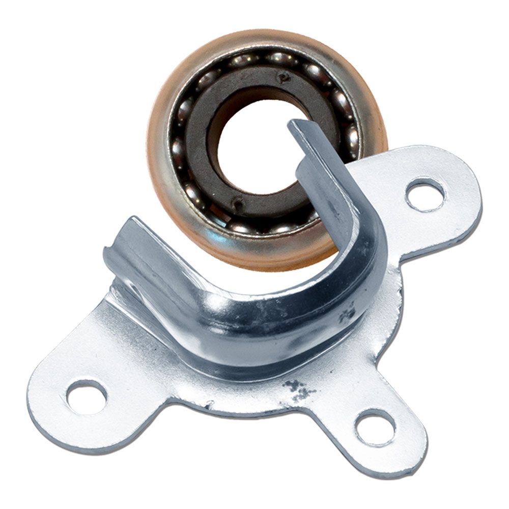 Soporte pr15+rodamento pr16 28 mm zincado