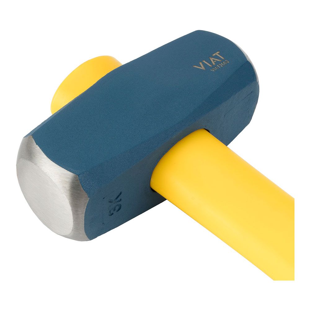 Maza con mango de fibra para trabajos de demolición y golpeo - 143 x 910 x 60 mm