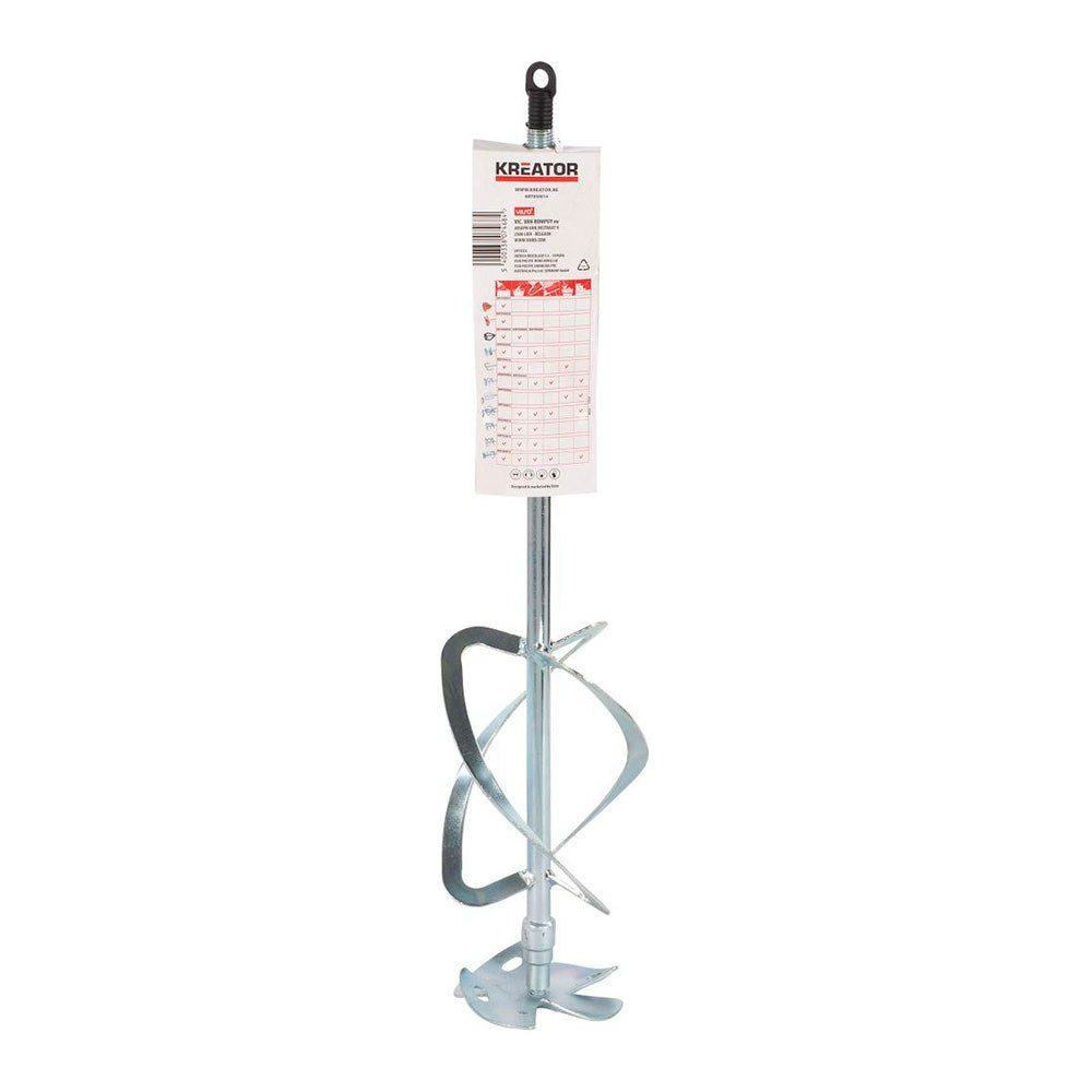Mezclador galvanizado doble rotación, ø140 x 600 mm, m18, blister