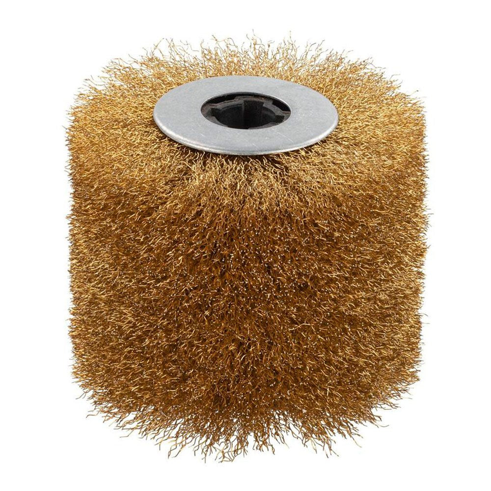 Cepillo de alambre de acero ø120 x 100 mm, blister