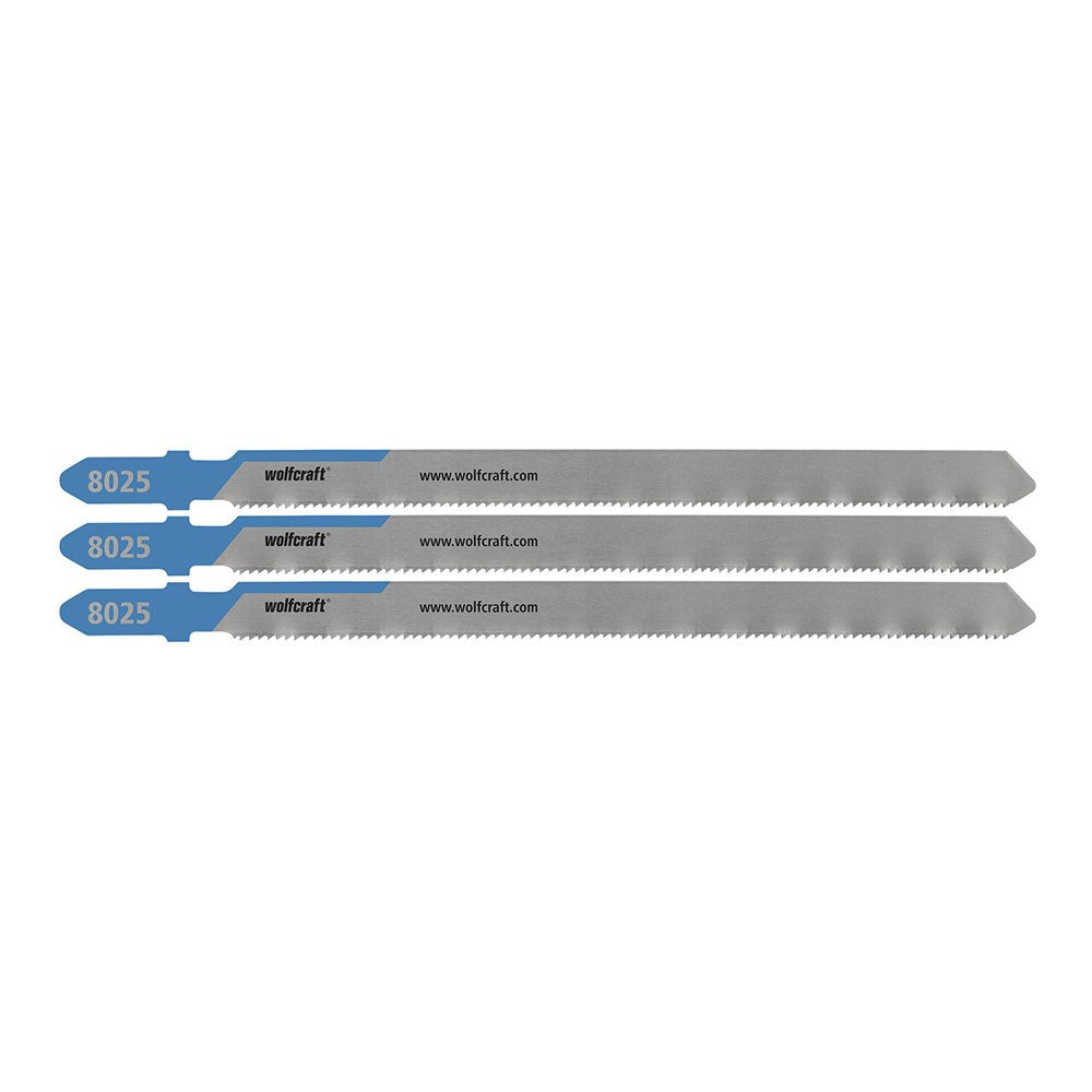 Hojas de sierra de calar, hss, vástago en t, para tubos de metal de ø110 mm, 3 mm, blíster 3 uds