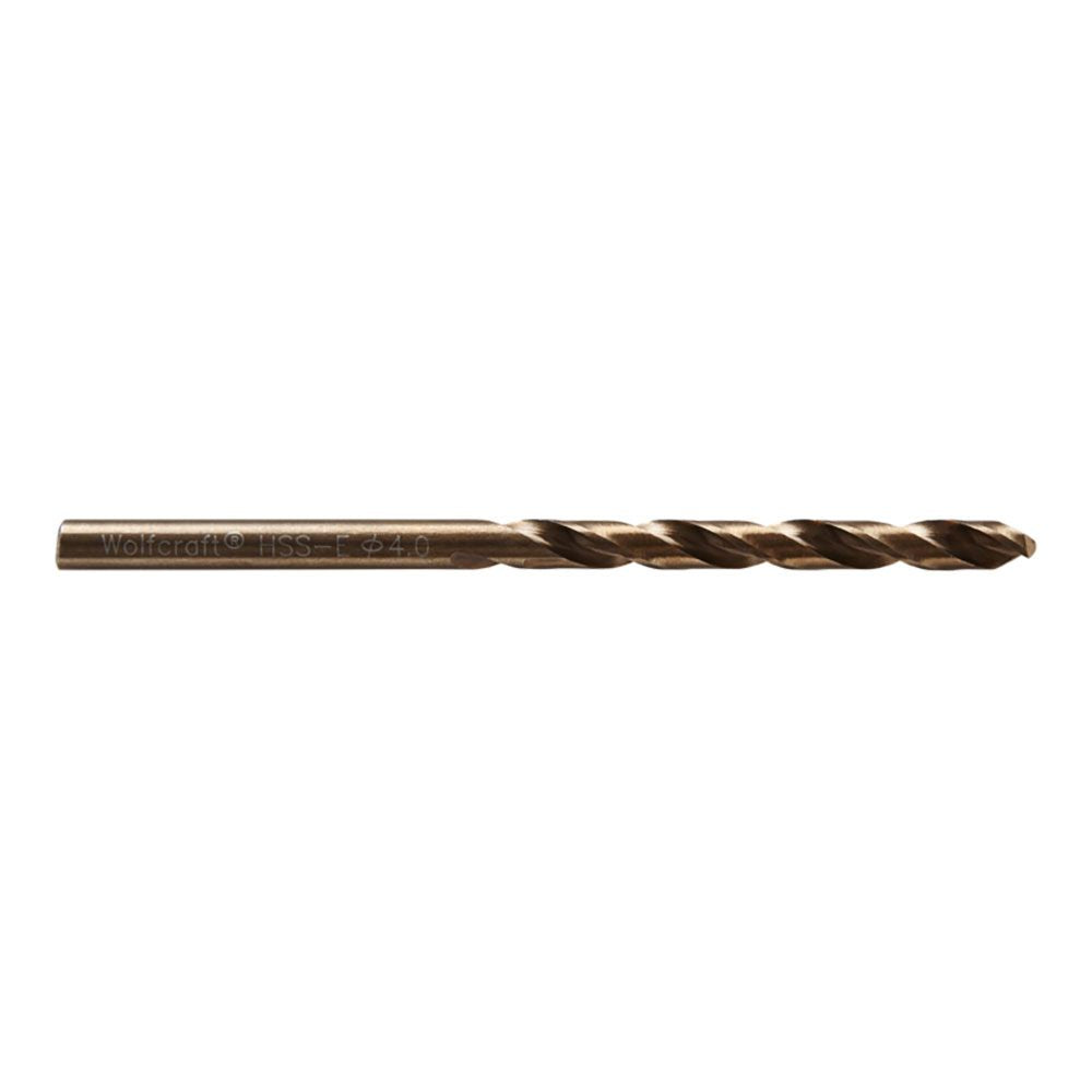 Broca para metal hss cobalto rectificada, ø4,00x 75 mm