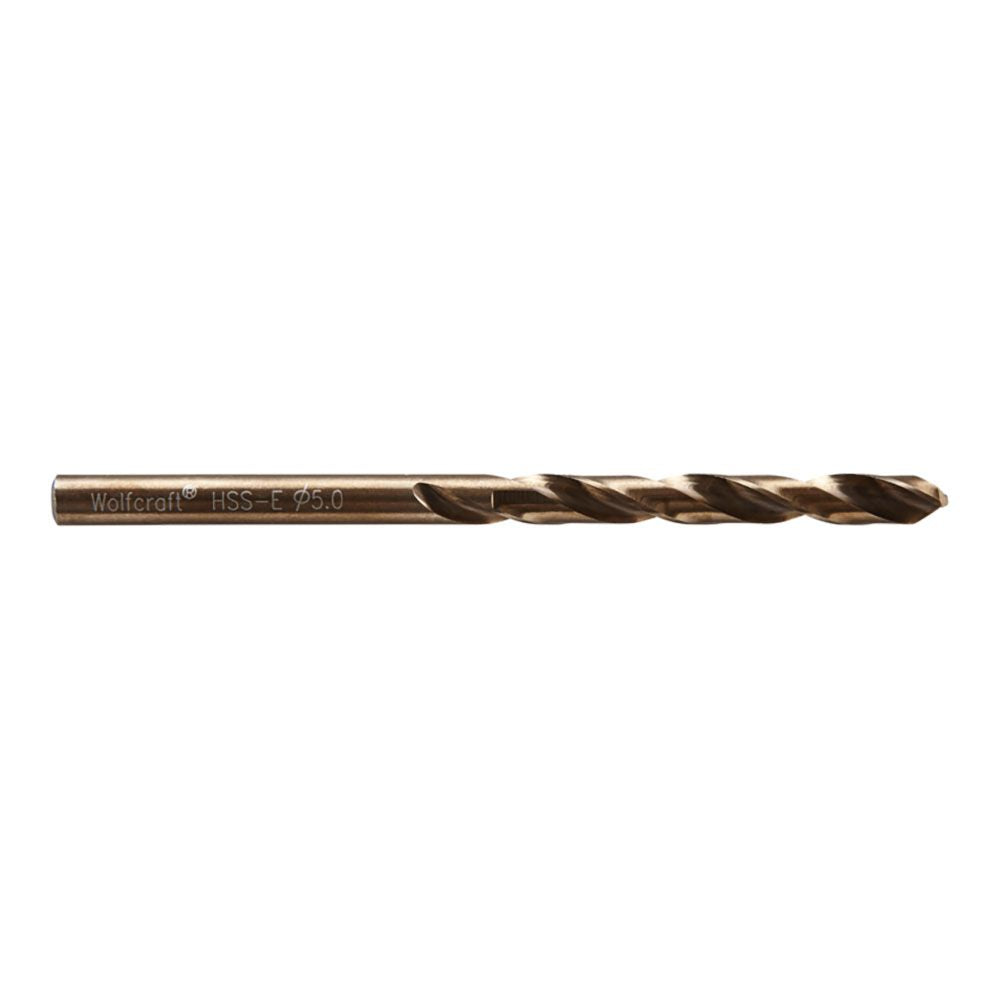 Broca para metal hss cobalto rectificada, ø5,00x 86 mm