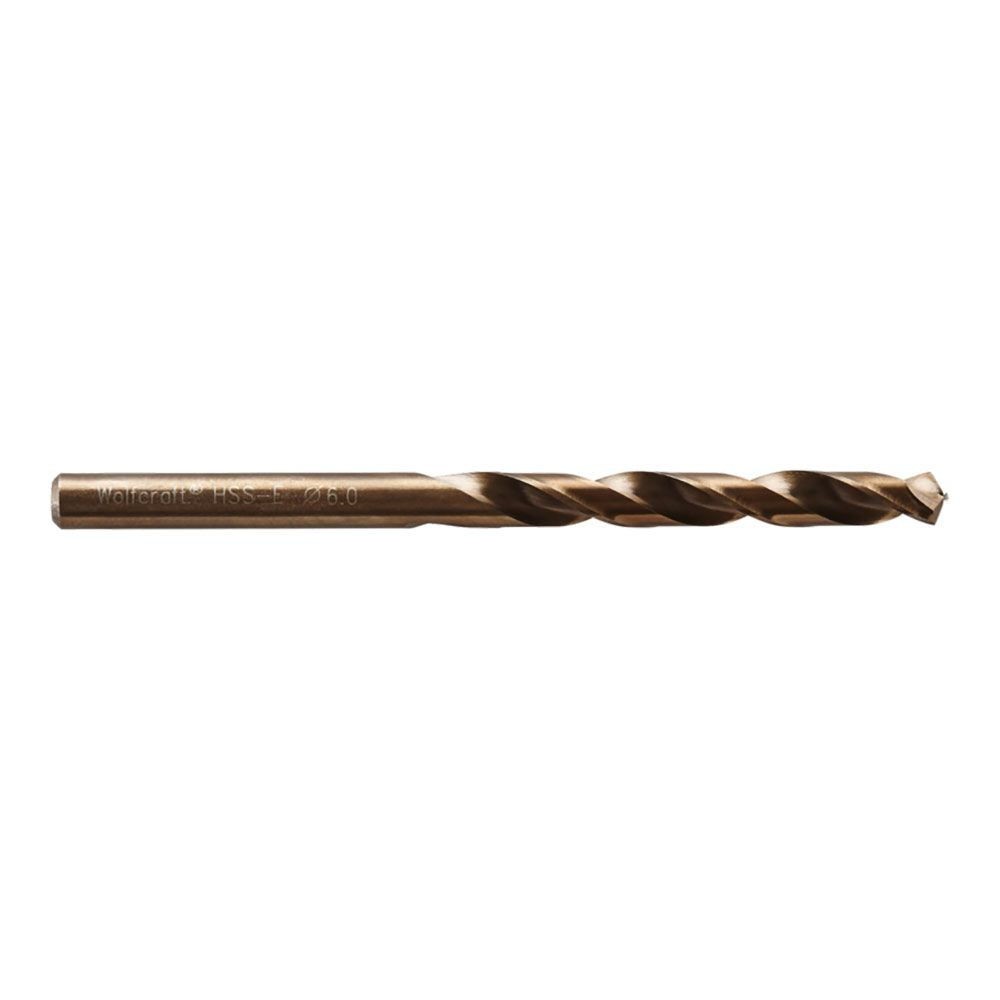 Broca para metal hss cobalto rectificada, ø6,00 x 93 mm