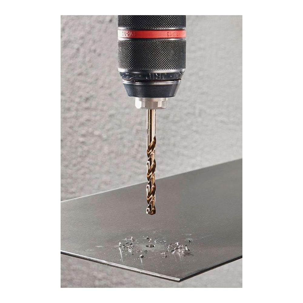 Broca para metal hss cobalto rectificada, ø6,00 x 93 mm