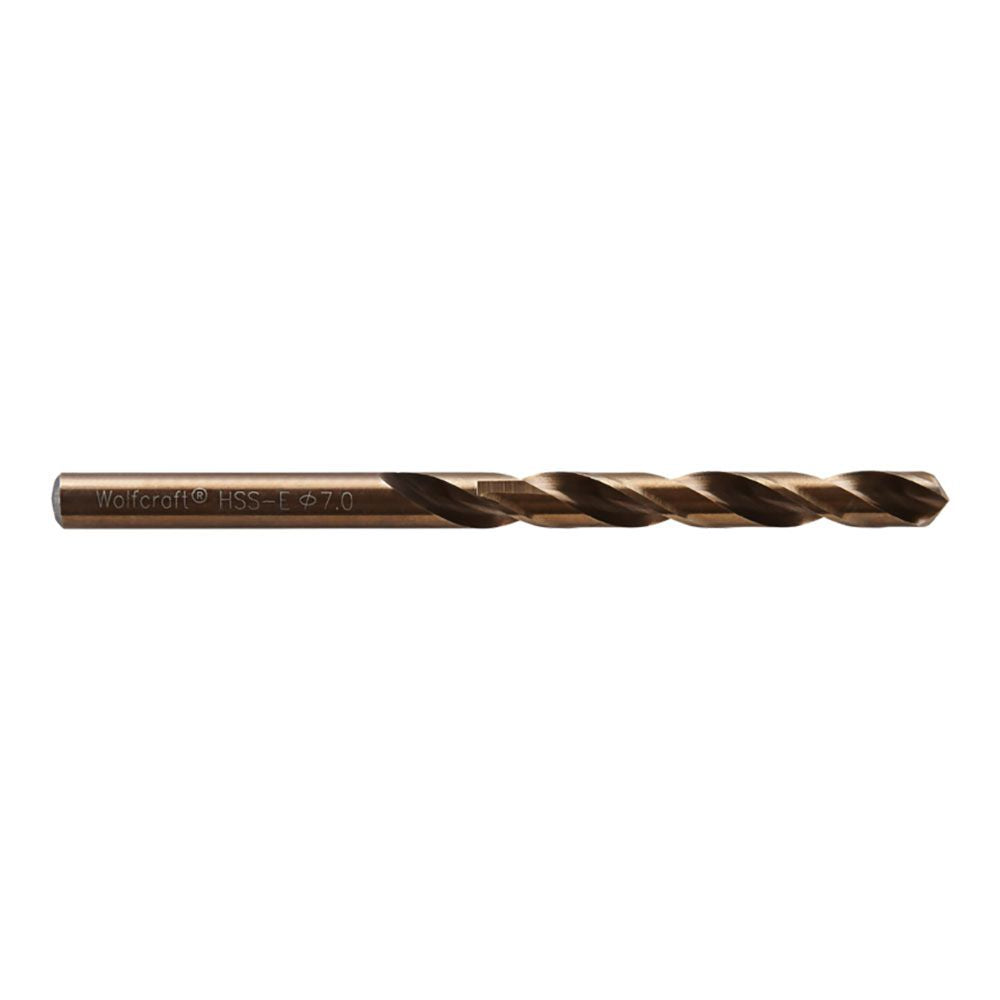 Broca para metal hss cobalto rectificada, ø7,00x 109 mm