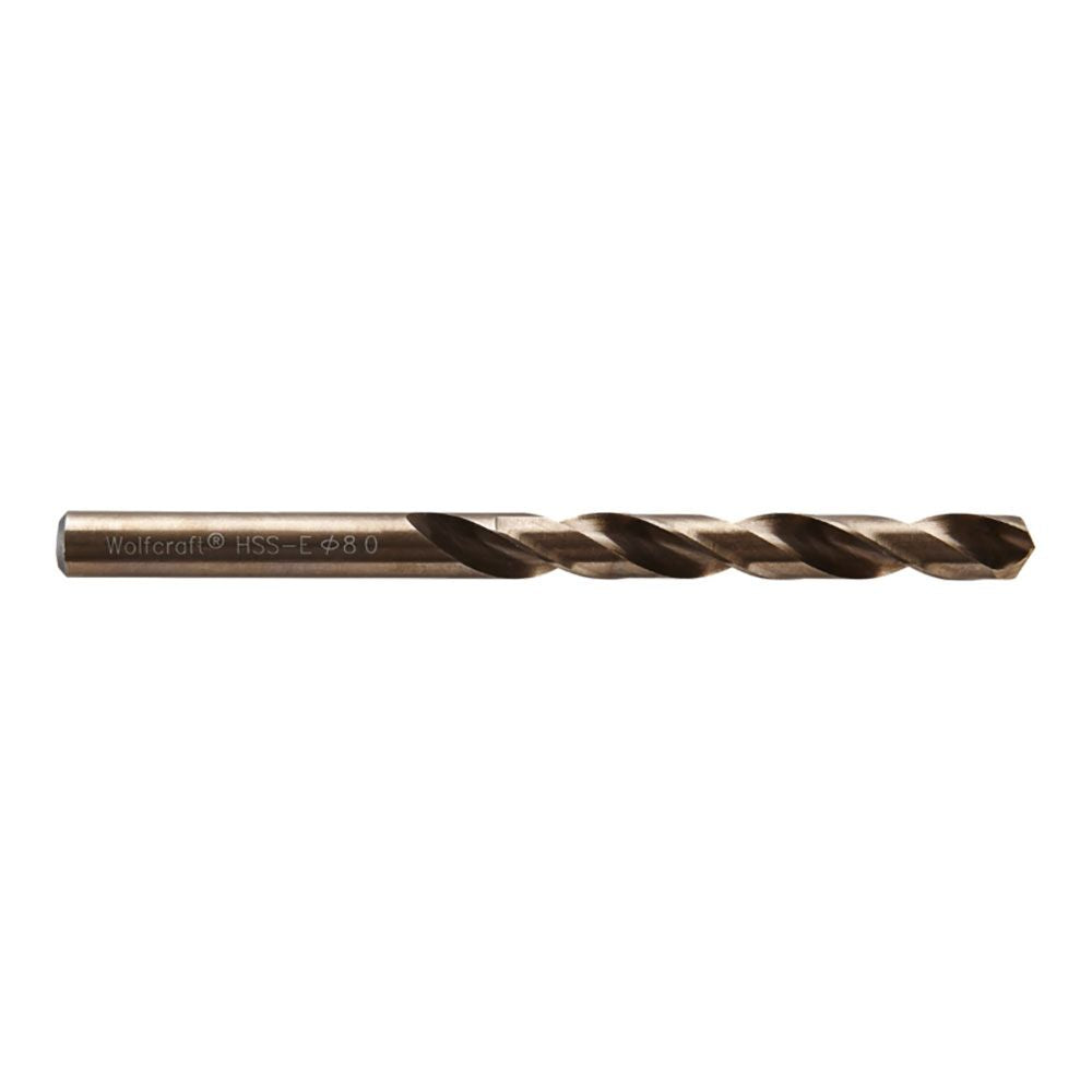 Broca para metal hss cobalto rectificada, ø8,00x 117 mm