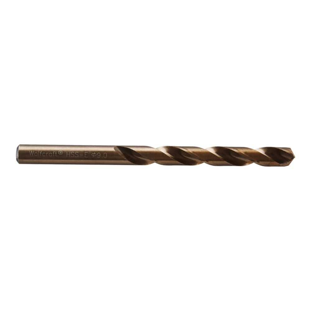 Broca para metal hss cobalto rectificada, ø9,00x 125 mm
